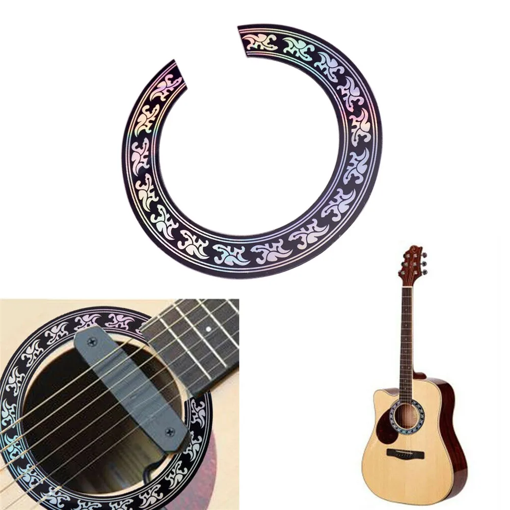 

DIY Sound Hole Decal Sticker Inlay For Acoustic Classical Guitar Parts Accessories Guitar Sound Hole Sticker Decoration