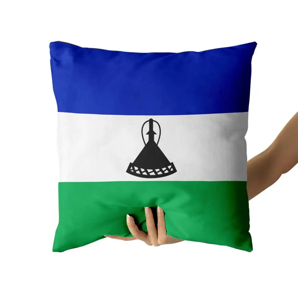 

Lesotho Cotton Canvas custom pillow custom covers Throw Pillow Pillow Covers personalized gifts