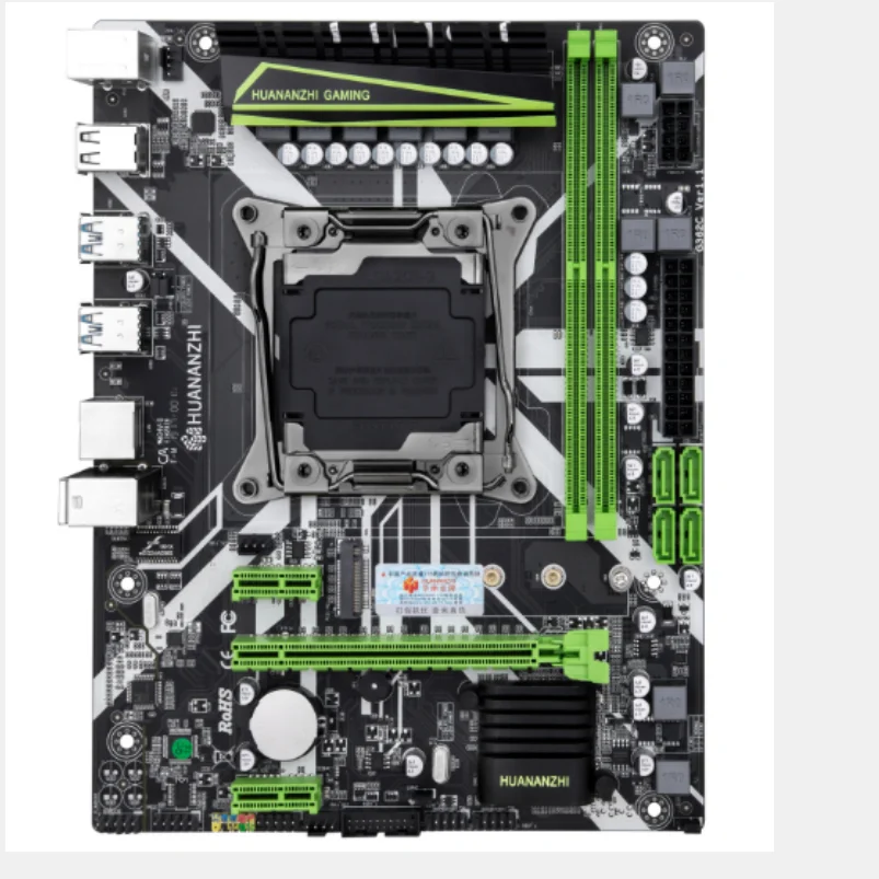 HUANANZHI X99 слот для материнской платы LGA2011 3 USB3.0 NVME M.2 SSD Поддержка DDR4 REG ECC память и Xeon E5