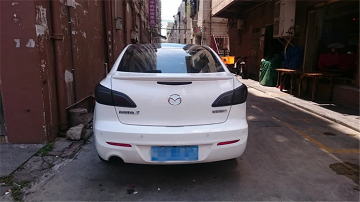 Спойлер для Mazda 3 высококачественный материал ABS праймер на заднее крыло