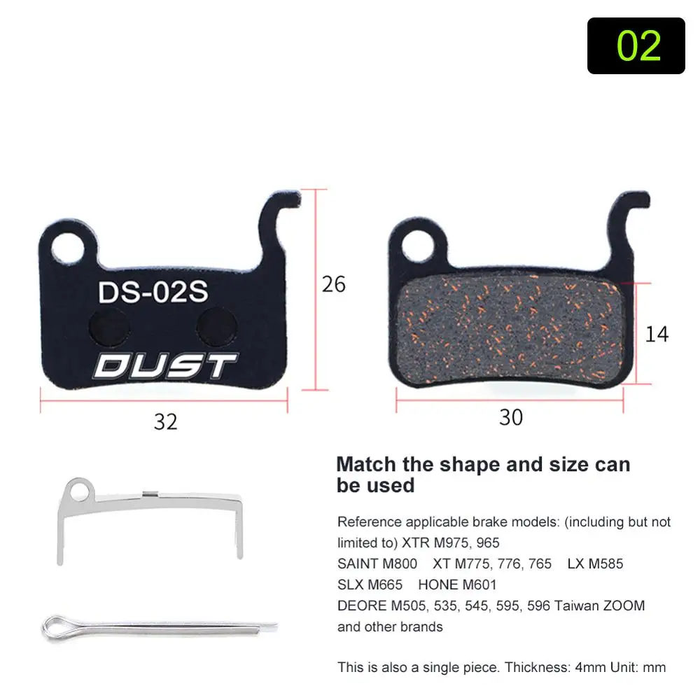 1 Набор велосипедных дисковых тормозных колодок для велосипеда гидравлические