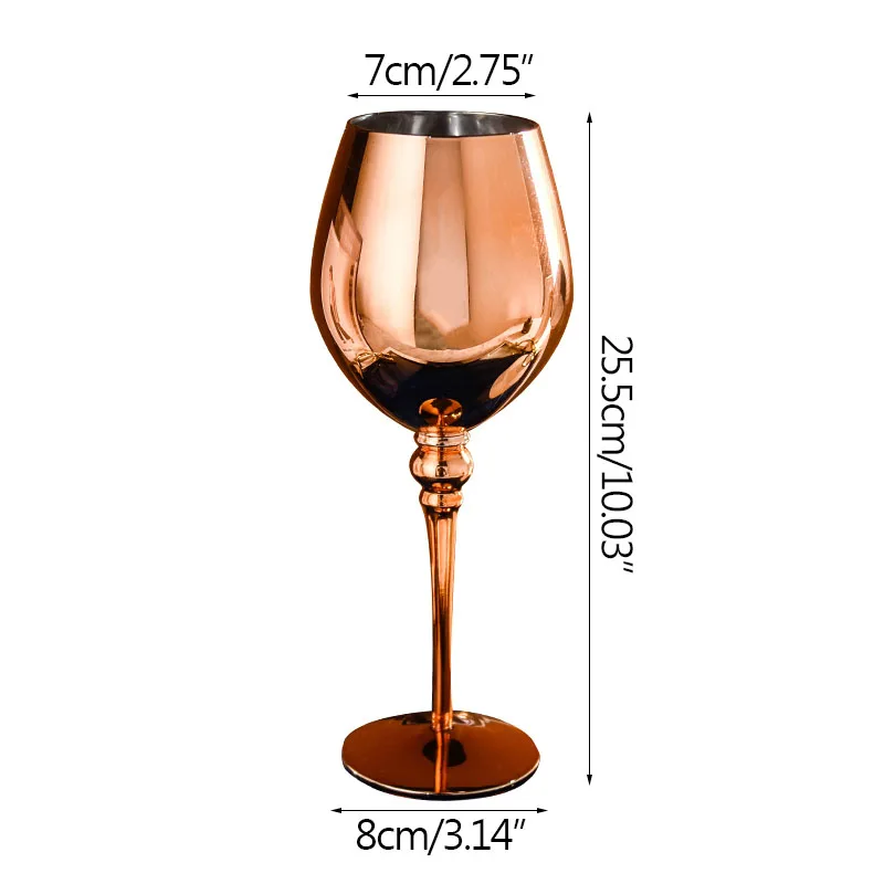 Роскошная Скандинавская маленькая стеклянная ваза Strongwell с золотым покрытием для