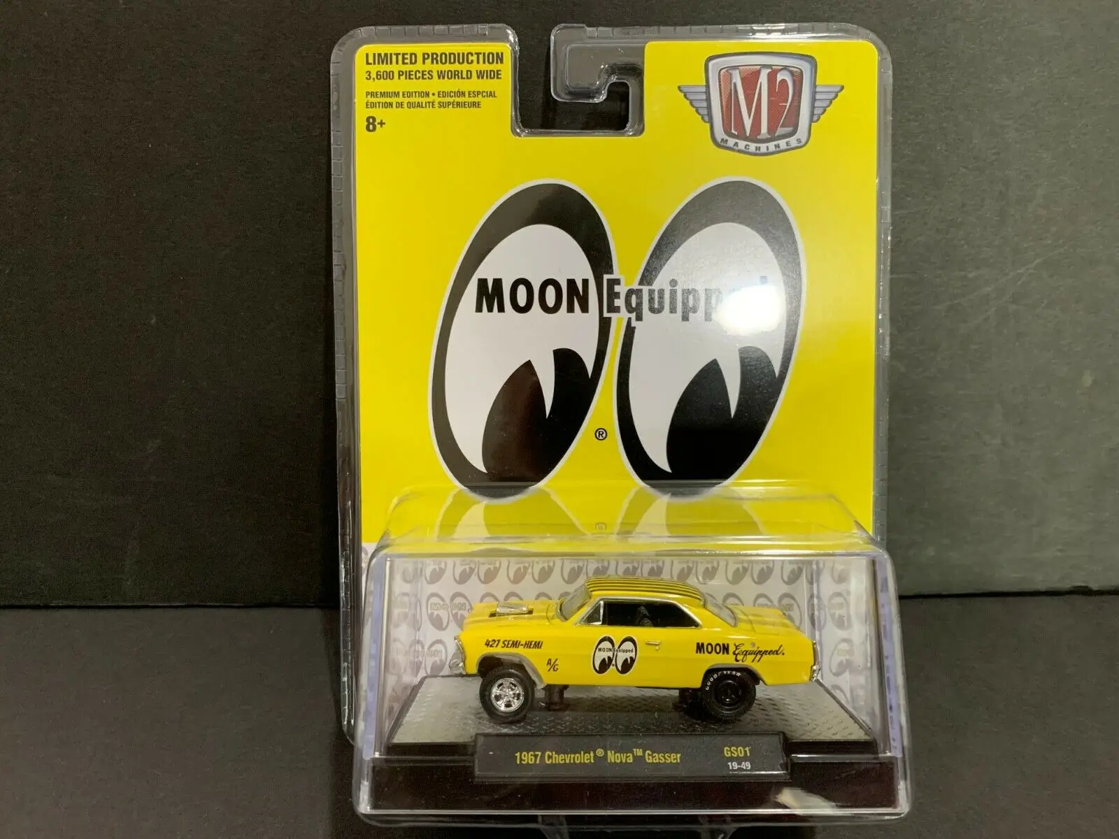 

M2 машины 1:64 1967 Шевроле Nova gассер коллекция металлических литых моделей автомобилей игрушек