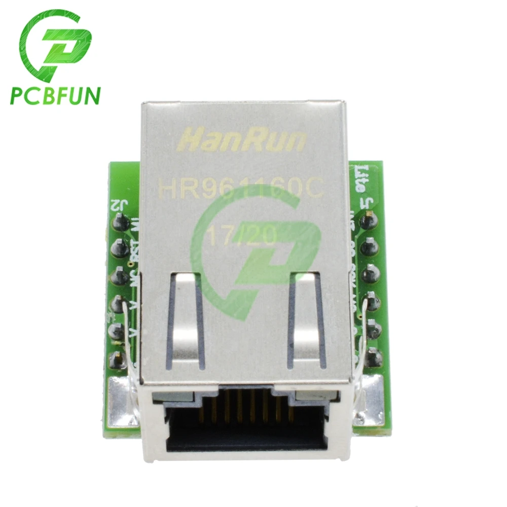 USR-ES1 W5500 чип Новый SPI к LAN/Ethernet конвертер TCP/IP 51/STM32 микроконтроллер программа над W5100