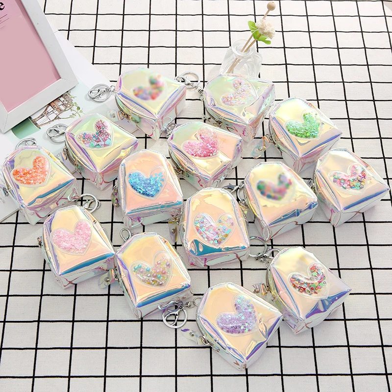 Лазерные Кошельки для монет Flash Star Детский кошелек кошельки женщин маленький