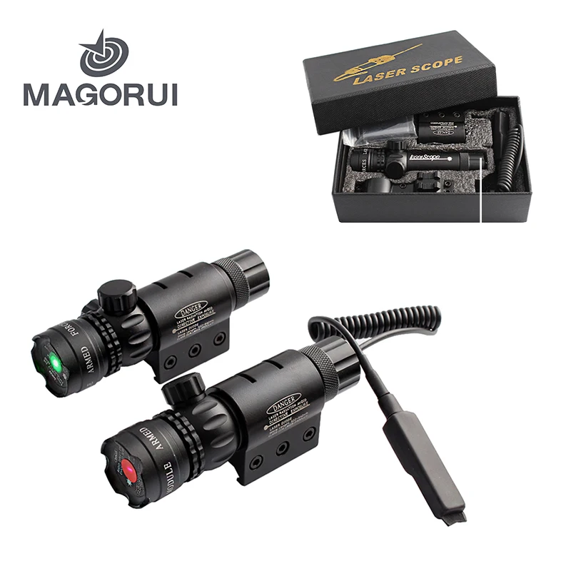 MAGORUI красный/зеленый лазер для пистолета 25 4/30 мм кольцо 20 рельсовый лазерный