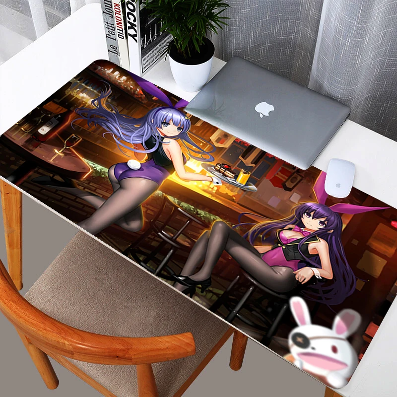 

Date A Live Anime Large Size Gaming Mouse Pad Rubber Mousepad Desk Mat Locking Edge for CS GO LOL Dota