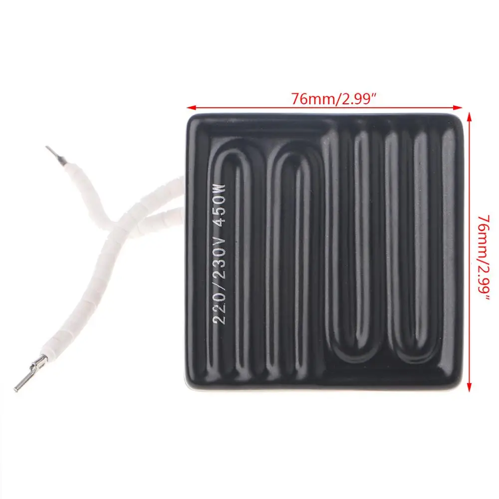 80x80 мм 450 Вт инфракрасная керамическая нагревательная пластина для паяльной