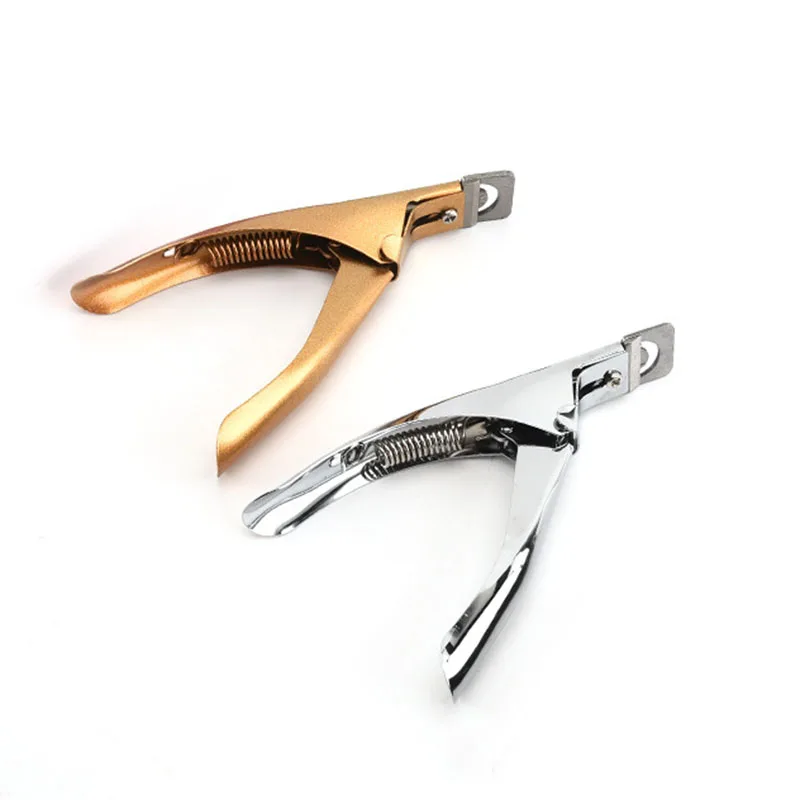 

Stainless Steel Nail Clipper Manicure Clamp Clippers UV Gel False Nail Tips Edge Cutters U One Word Clippers Nail Art Tools