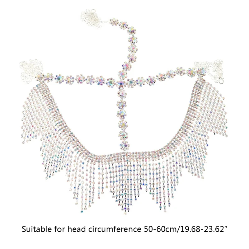 Женская маска-вуаль для танца живота с кристаллами |