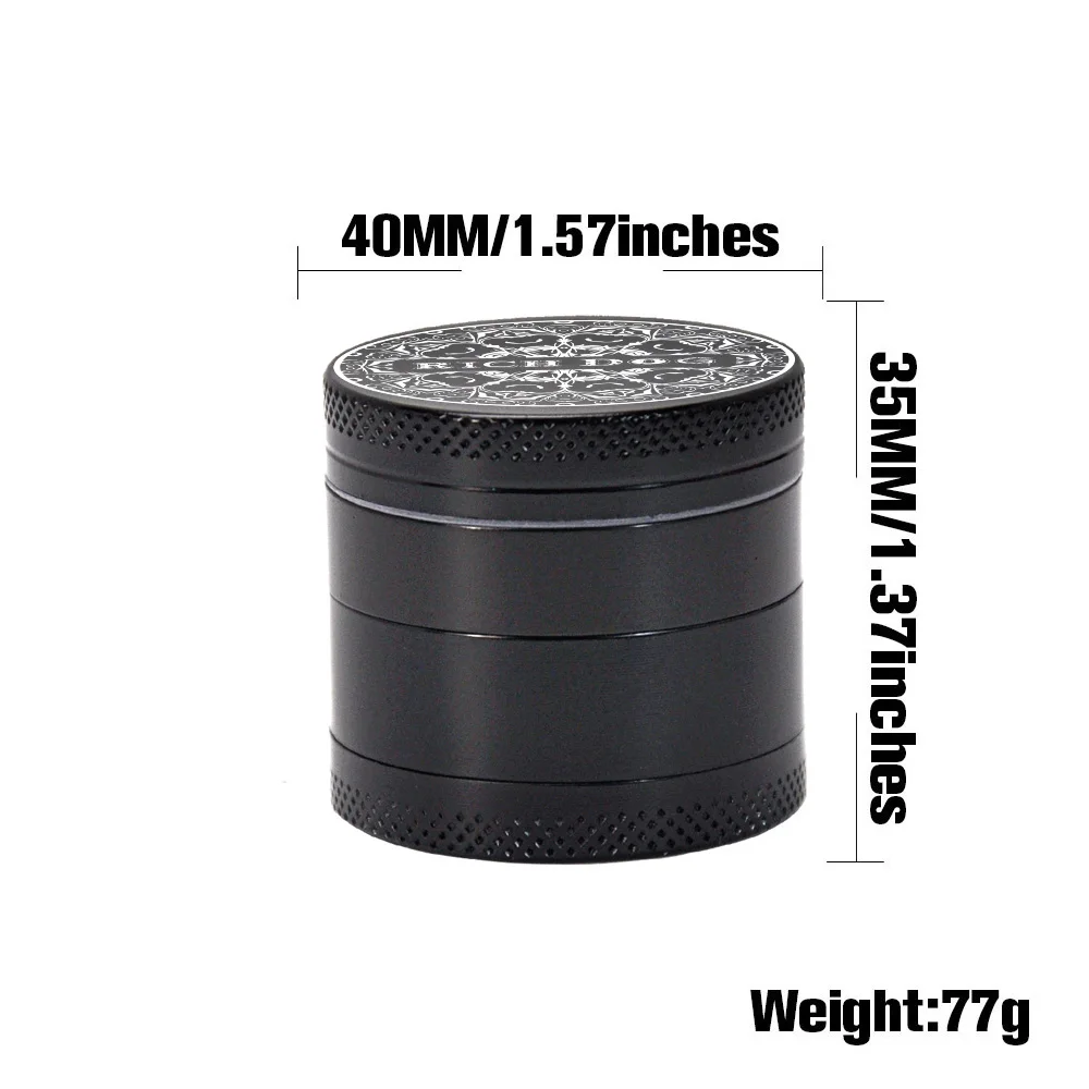 Богатый собачий металлический табачный травяной шлифовальный станок лоток для