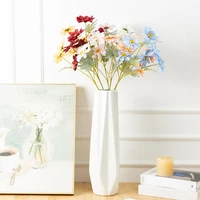 1pc 6 heads fake flower handmade portable diy arrangement simulation chrysanthemum for party home table decoration