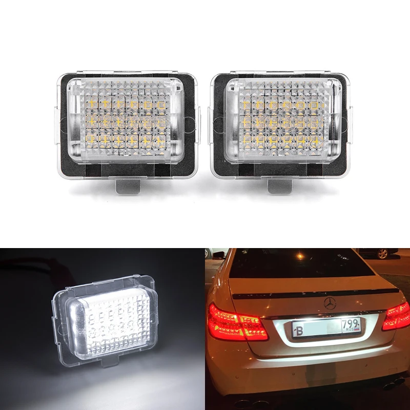2x подходит для W204/W204 5D W212 W216 W221 C207 C216 C E CL S Class SMD белый светодиод без ошибок
