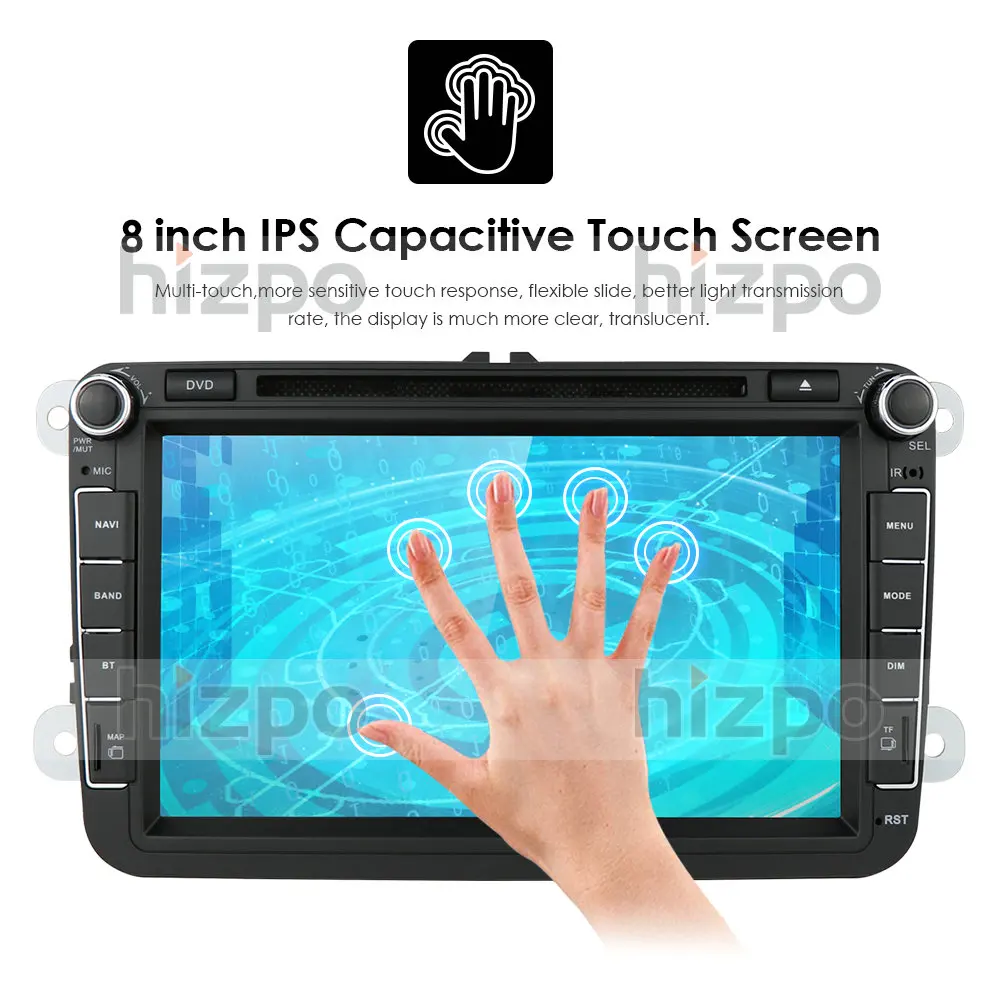 Android10.0 автомобильный мультимедийный плеер 2 Din автомобильный DVD для VW/Volkswagen/Golf/Polo/Tiguan/Passat/b7/b6/SEAT/leon/Skoda/Octavia RadioGPS