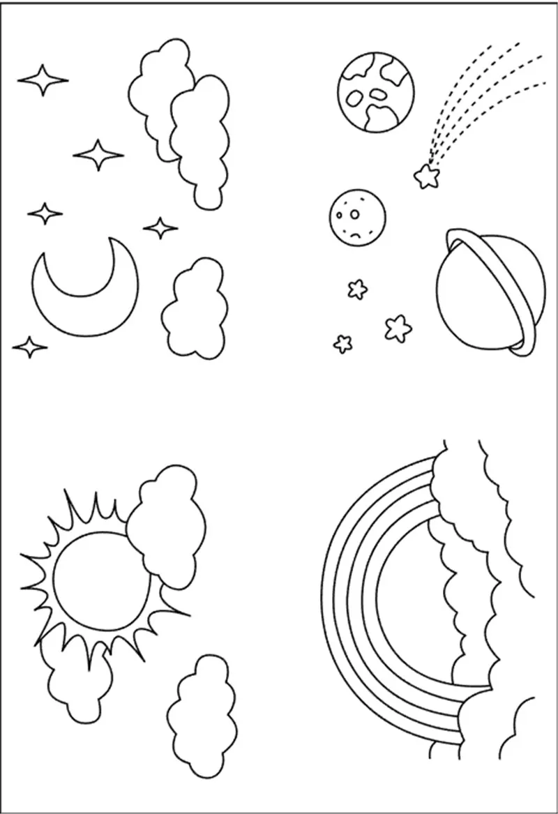 11x16 Радужный прозрачный силиконовый штамп печать для сделай сам Скрапбукинг