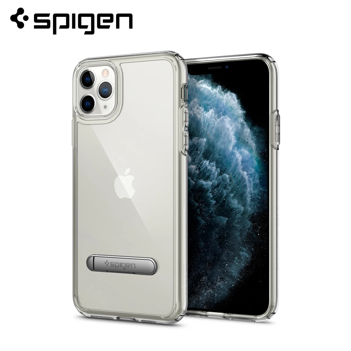 Чехол Spigen Ultra Hybrid S для iPhone 11 Pro сертифицированный Mil grade Прозрачная Жесткая задняя