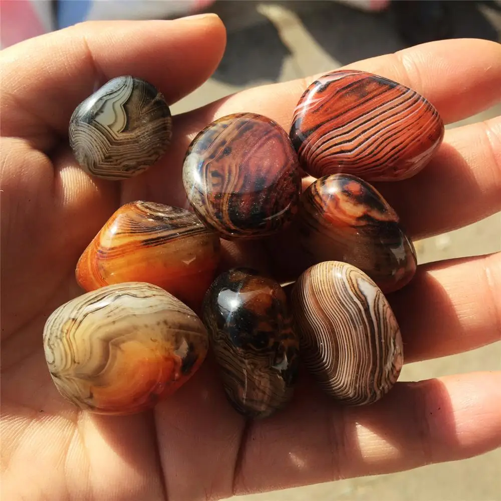 5 шт. натуральные камни и минералы sardonyx ладонный Агат лечебные кристаллы для