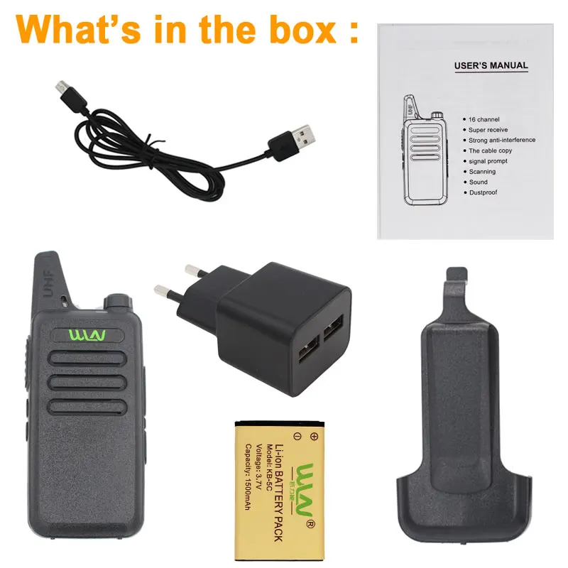 WLN KD-C1 мини иди и болтай Walkie Talkie UHF приемно-передающая радиоустановка 5 Вт мини Портативный 2 Way Радио УВЧ 400-470Mh радио иди и болтай Walkie Talkie - Цвет: 1PS