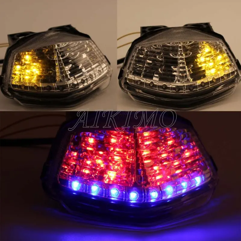 Хвост светильник хвост тормозной Сигналы поворота индикаторная лампа для Kawasaki