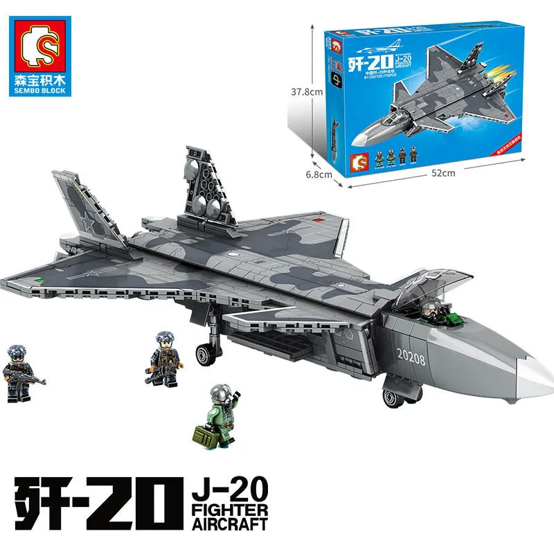 

Mould King Aeronautical Created 20 Strike Fighter Model Boys Put Together Building Blocks Toy Gifts
