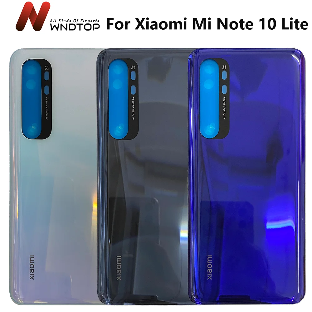 Задняя крышка батарейного отсека для Xiaomi Note 10 Lite цвета на выбор | Мобильные