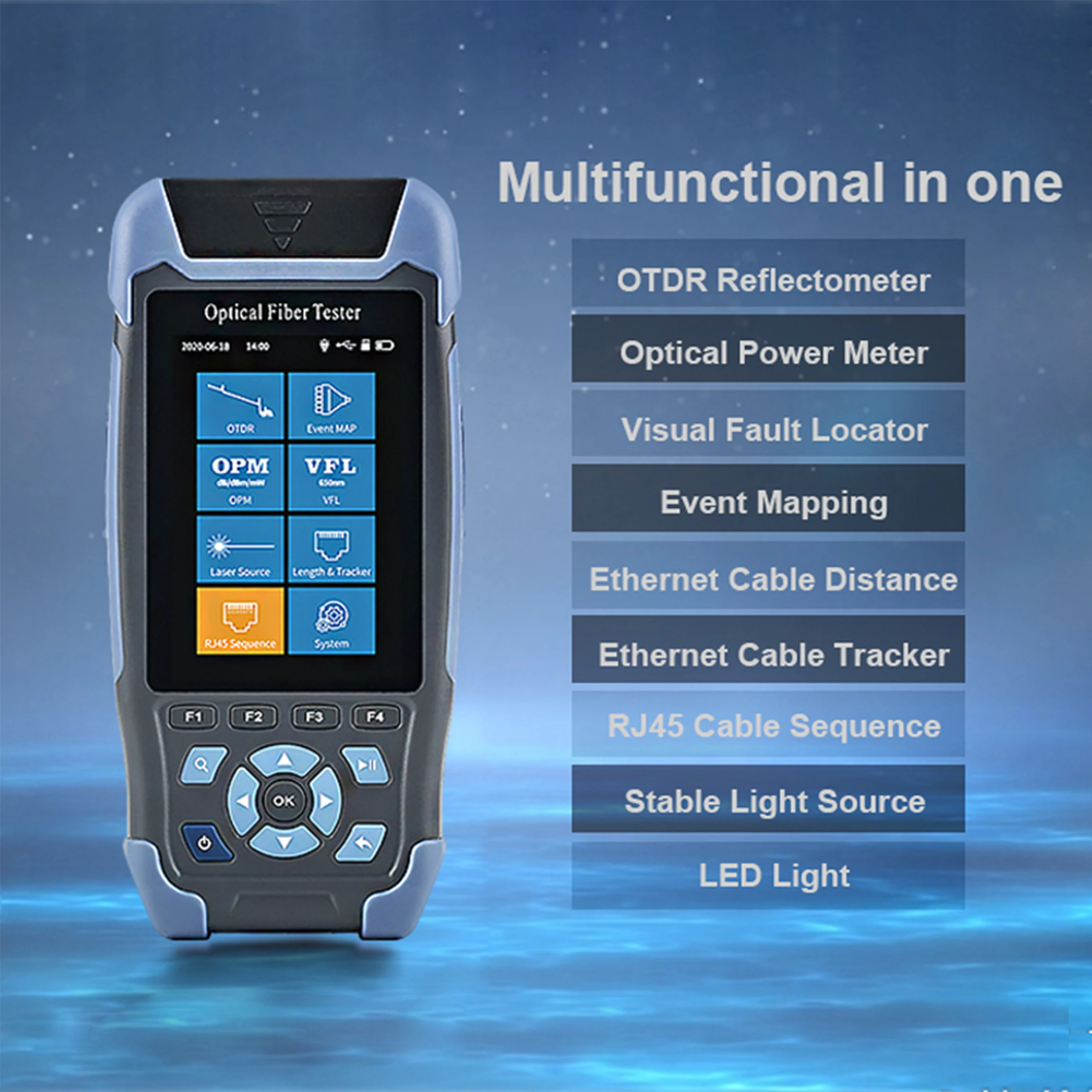 Signal Fire AI-9 Fusion splicer Machine OTDR with Optical Power Meter VFL Light Source Free shipping