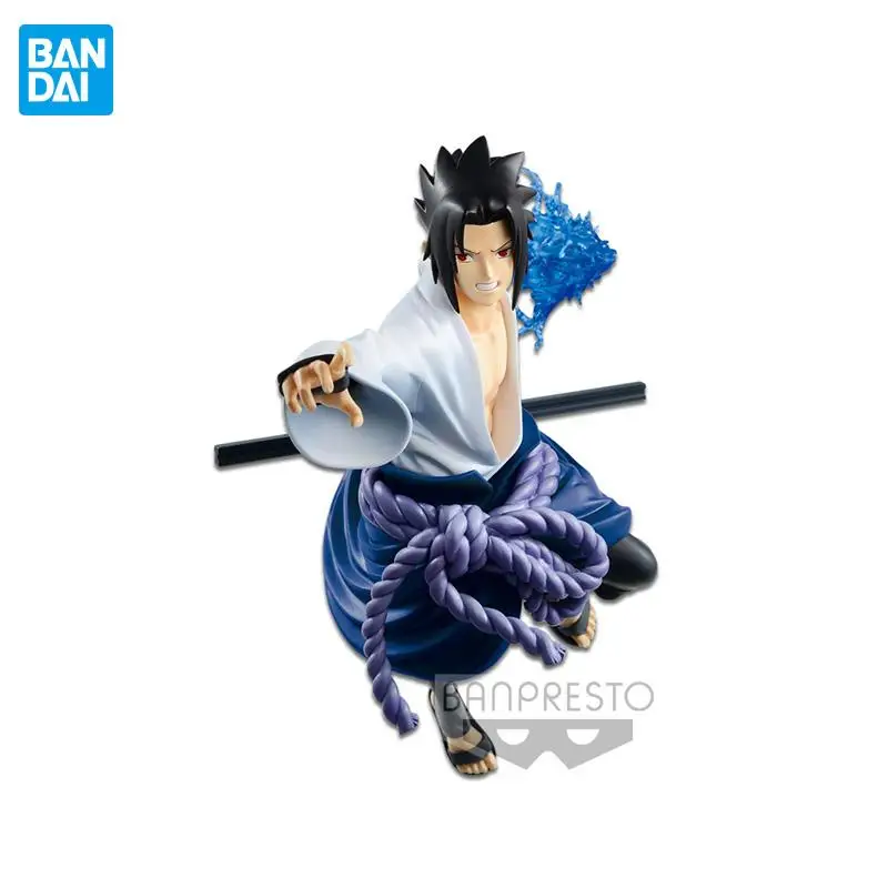 

15cm Original Bandai Naruto Uchiha Sasuke Anime Figure PVC toys Decoration Collection figure for friends gifts Model Dolls