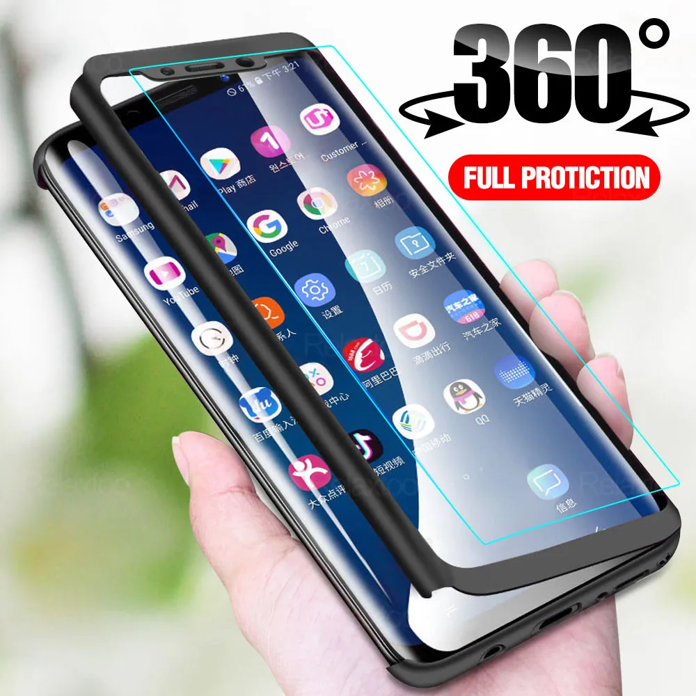 360 полная защита корпуса от повреждений Не доставая его из чехла для Huawei Mate 20 Lite