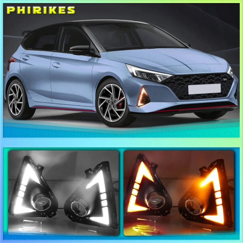 Дневные ходовые огни светодиодные 2 шт. для Hyundai Solaris Accent 2021 2022