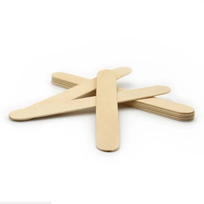 100 шт. одноразовые деревянные лопатки для удаления волос x 18x мм|Брекеты и