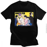 anime banana fish shirts short sleeves mens tops casual graphic t shirts men women tshirt short tees harajuku