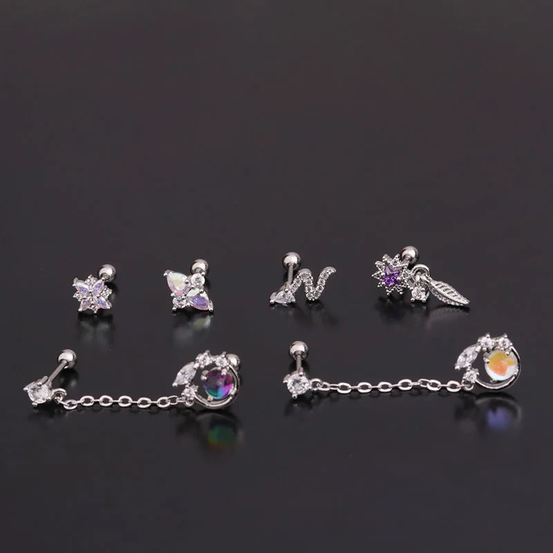 Серьги спираль из нержавеющей стали Guograce