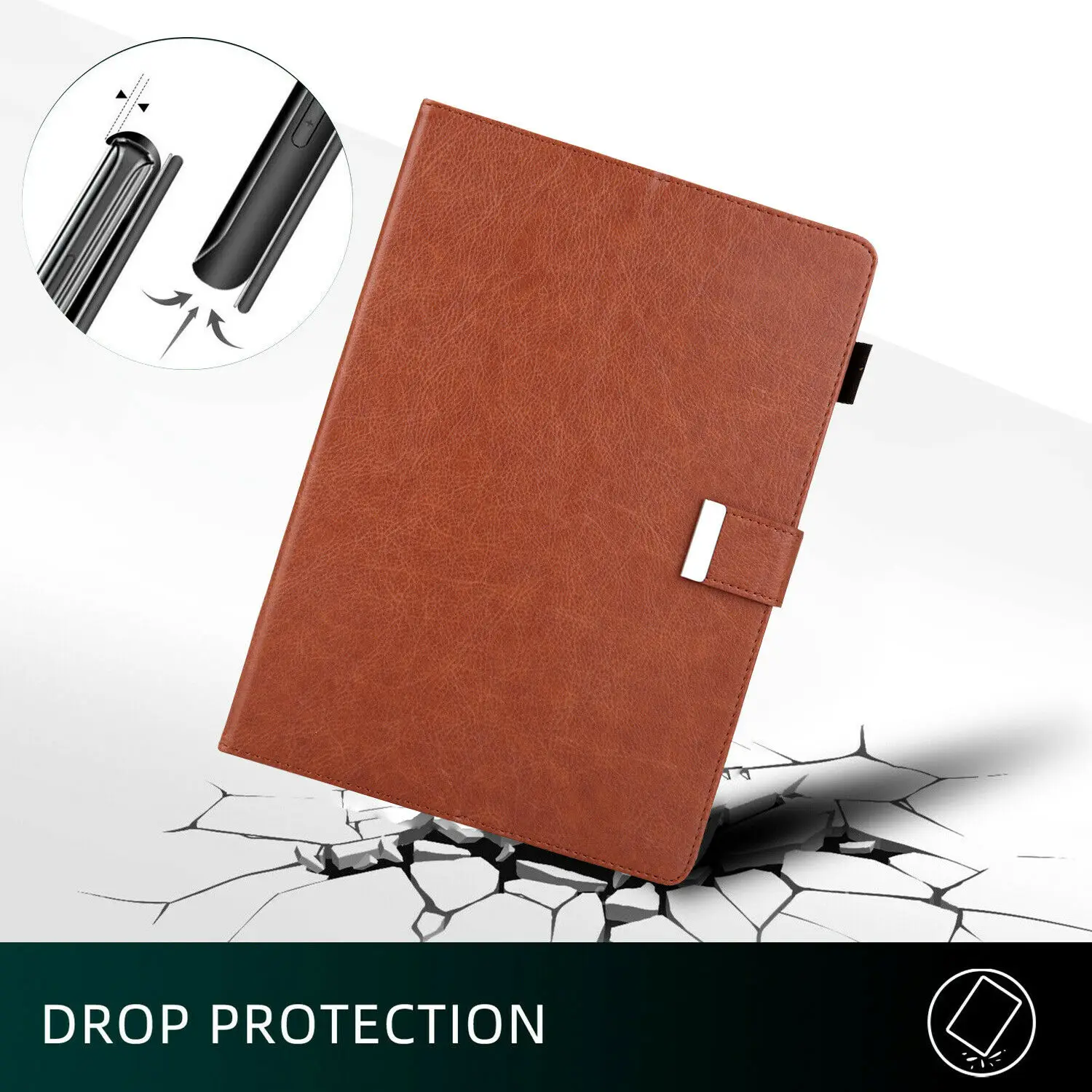 

For iPad Pro 11 inch 2th A2228 A2068A2230 2020 Glitter Smart Flip Leather Holder Wallet Card Slot Cards Case Cover