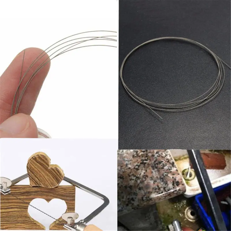 

DIY Diamond Cutting Wire Saw Blades for Metal Emery Jade Glass Rock Stone 1M