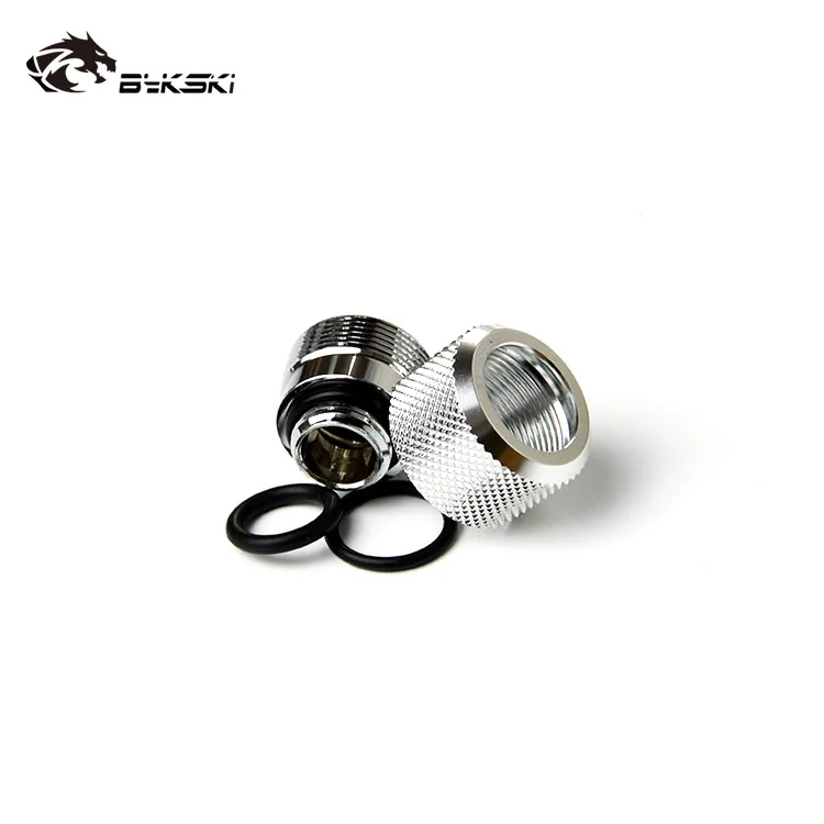 8 шт./лот фитинг для жесткой трубки OD12mm/OD14mm/OD16mm ручной Компрессионный фитинг G1/4' 4 слоя уплотнительное кольцо использовать для PMMA/PETG жесткости трубки