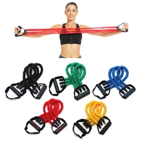 3 tubes chest expander elastic rubber rope fitness gym exercise home workout non slip resistance bands pull rope unisex