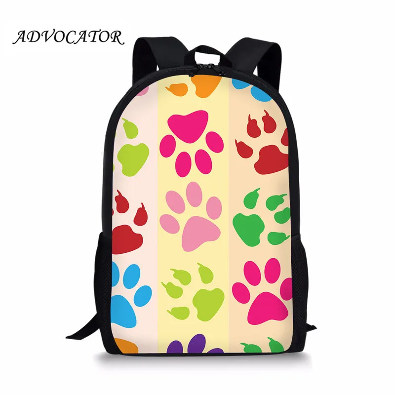 Children School Bags for Kids Bagpack Teenager Cartoon Paw Design Girls Book Bags Primary School Bag for Customied Cartable