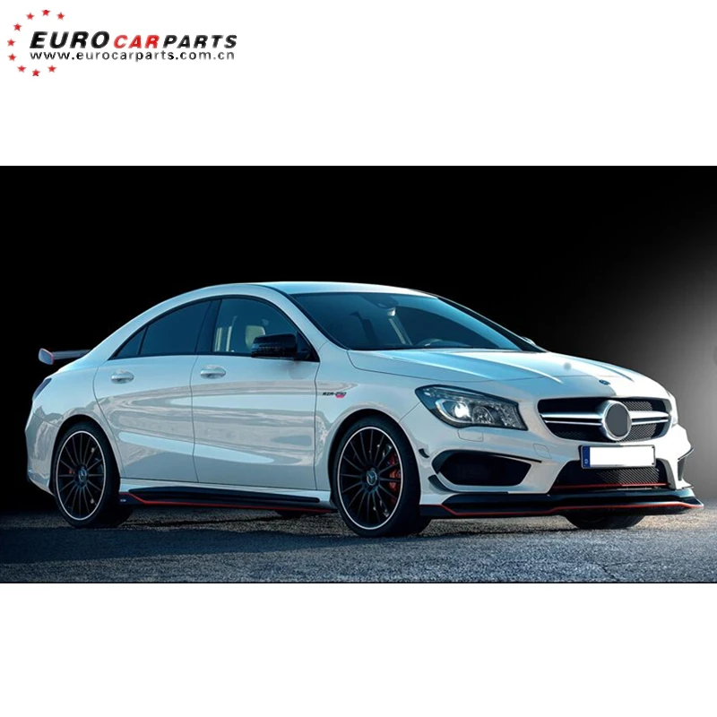 Передняя губа CLA45 подходит для CLA class W117 sport to RZ углеродное волокно w117 передний