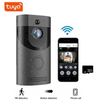 tuya smart wifi video doorbell camera waterproof door bell peephole viewer smart ip 170%c2%b0 remote intercom door bell 1080p hd