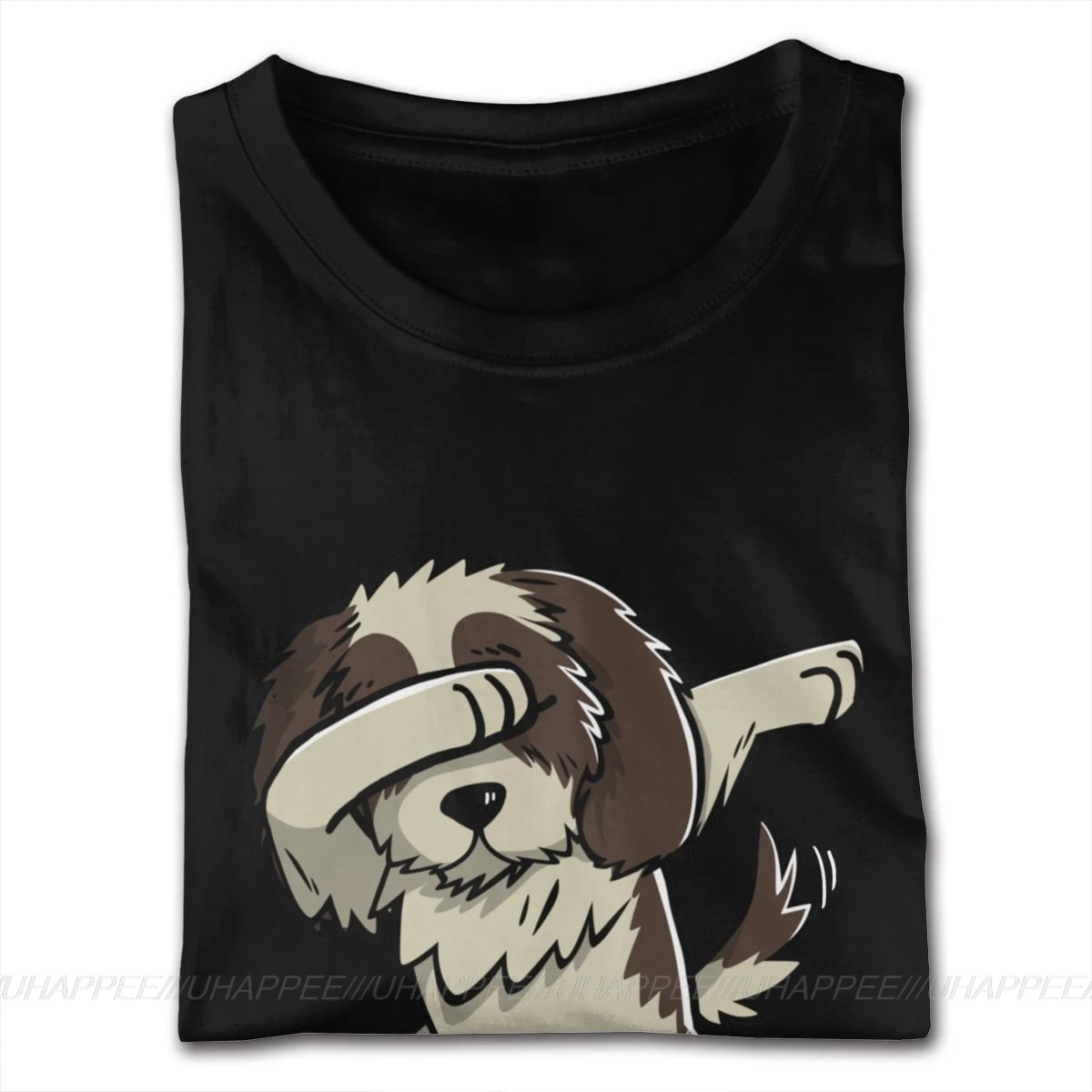 Фото Забавные мужские футболки Dabbing Shih Tzu 6xl, Сделайте свой собственный, футболки №2