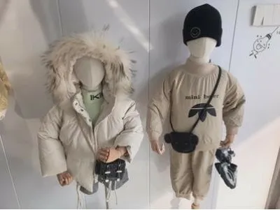 Детский Манекен-тело в полустиле От 2 до 4 лет реквизит для одежды белая ткань