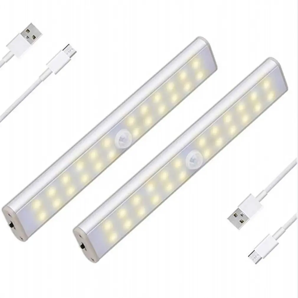 

Wireless LED Night Light Under Cabinet Light PIR Motion Sensor Lamp For Kitchen Bedroom Lighting Wall Lamp Bed Side
