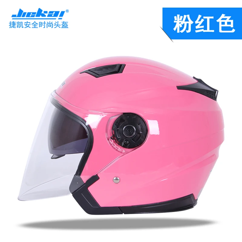 JIEKAI Motorcycle Open Face Helmet capacete para motocicleta cascos with Dual lens Motorbike Scooter Riding | Автомобили и