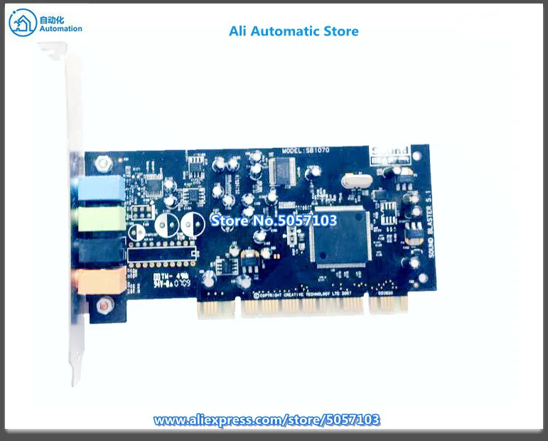Оригинальная звуковая карта SB 5 1 VX PCI SB1070 слот независимая карта|Кронштейны| |