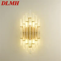 dlmh crystal wall%c2%a0sconce lamp modern bedroom luxury gold led design balcony decorative for home indoor corridor