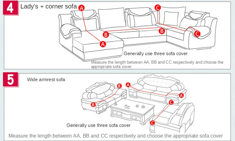 Чехол для дивана Высокоэластичный нескользящий полноразмерный свободная