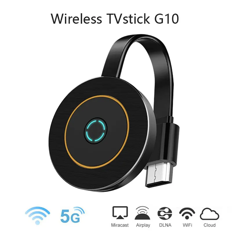 G10 5G tv Stick беспроводной WiFi ТВ приемник дисплей ключ 4K HDMI такой же экран для ПК
