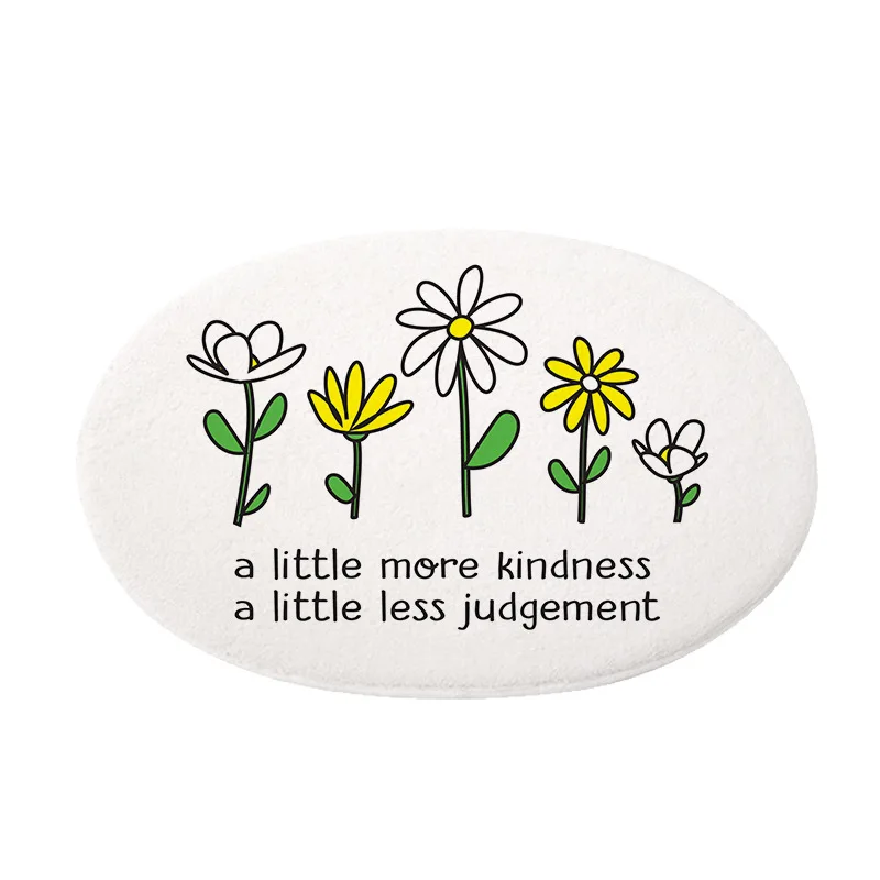 

Thick Lamb Velvet Absorbent Carpet Bathroom Non-slip Bottom Door Mat Door Mat Home Bedroom Room Floor Mat Bathroom Carpet