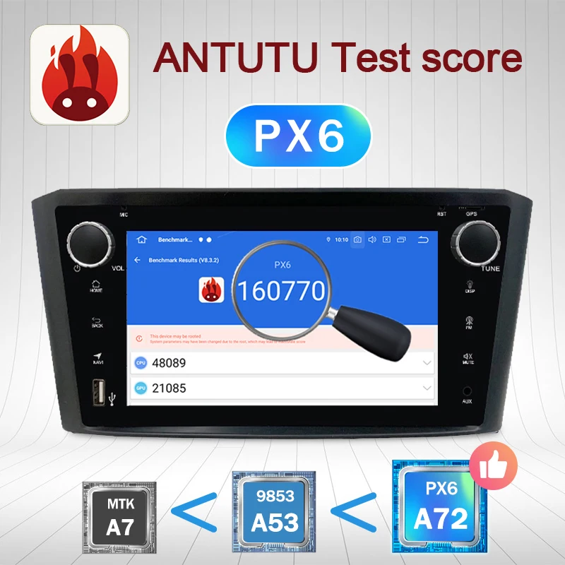 DSP IPS 64G автомобильное радио 2 Din Android 10 DVD gps Стерео Авторадио аудио для Toyota Avensis/T25 2003
