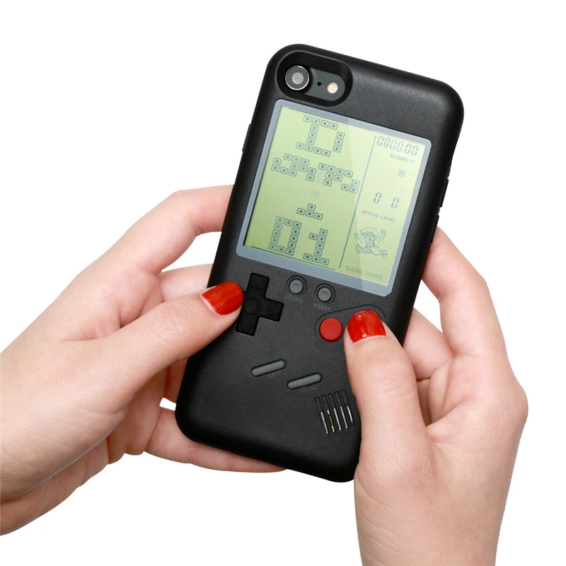 Чехлы для телефонов в стиле ретро с памятью Gameboy Tetris iPhone 6 6s 7 8 Plus мягкий чехол из